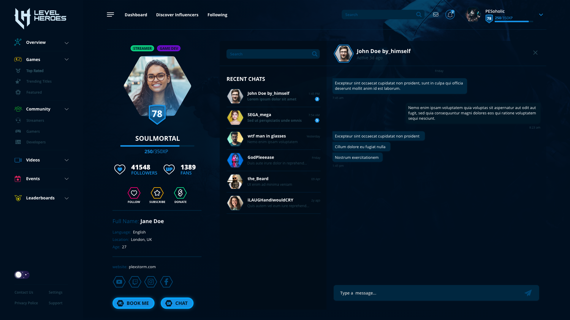 Chat dark