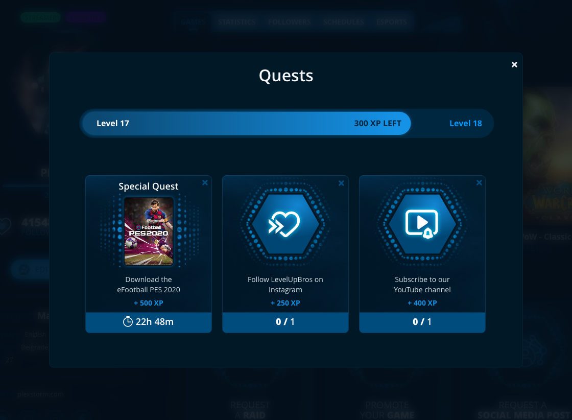 Special quests